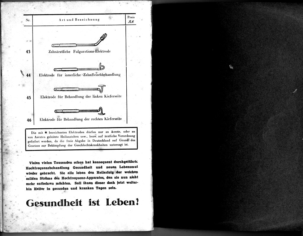 'Hochfrequenz f�r Kranke und Gesunde - ein �rztl. Ratgeber (1928)'