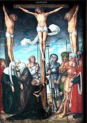 Kreuzigung Jesu, von Lucas Cranach d.. http://de.wikipedia.org/wiki/St%C3%A4delsches_Kunstinstitut